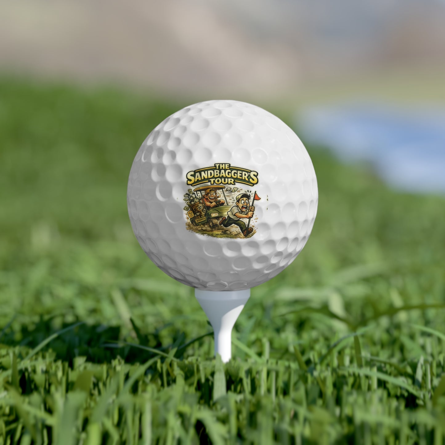 Novelty Golf Balls – 'Sandbagger' 6-Pack