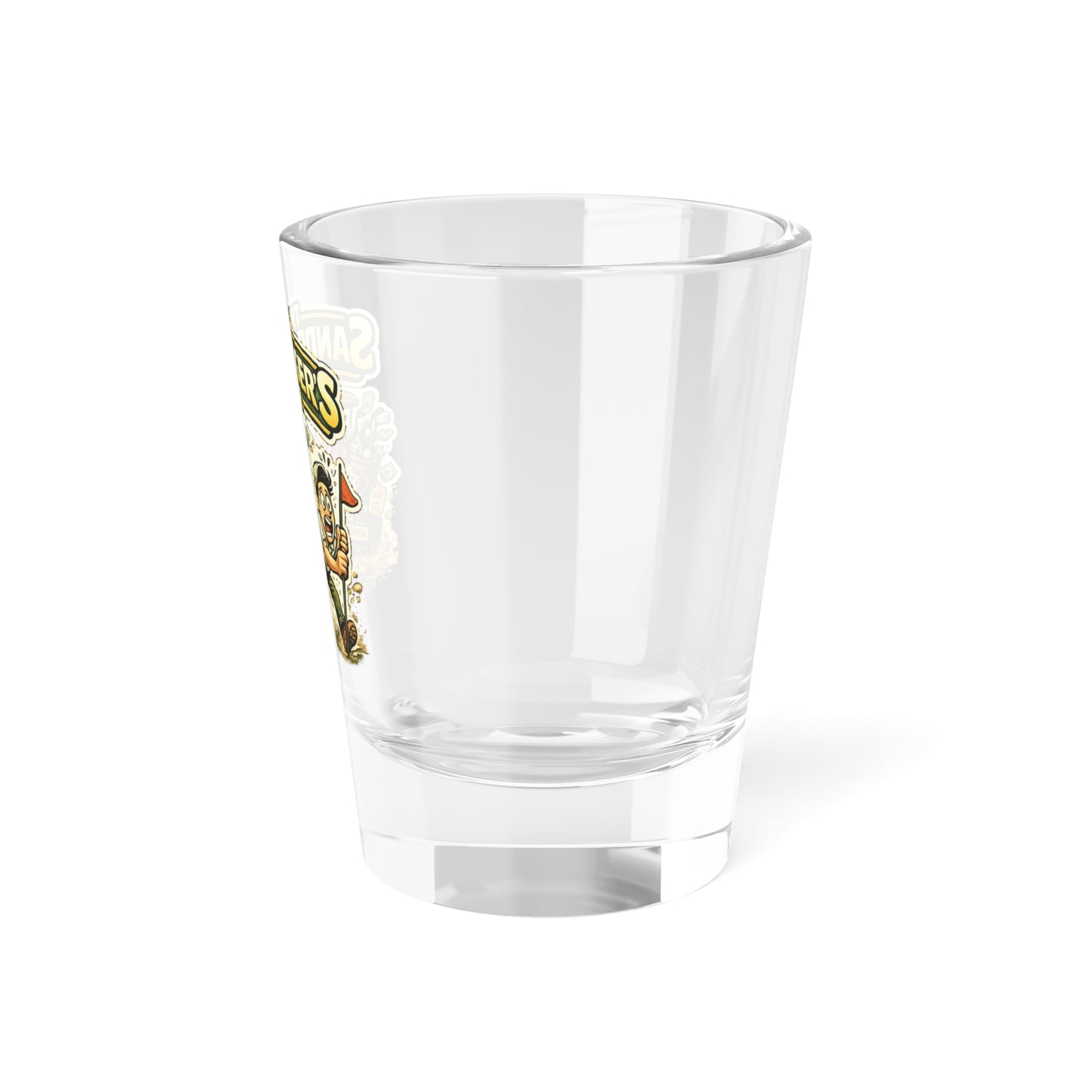 19th Hole Shot Glass — Victory & Defeat Golf Spirit 1.5oz