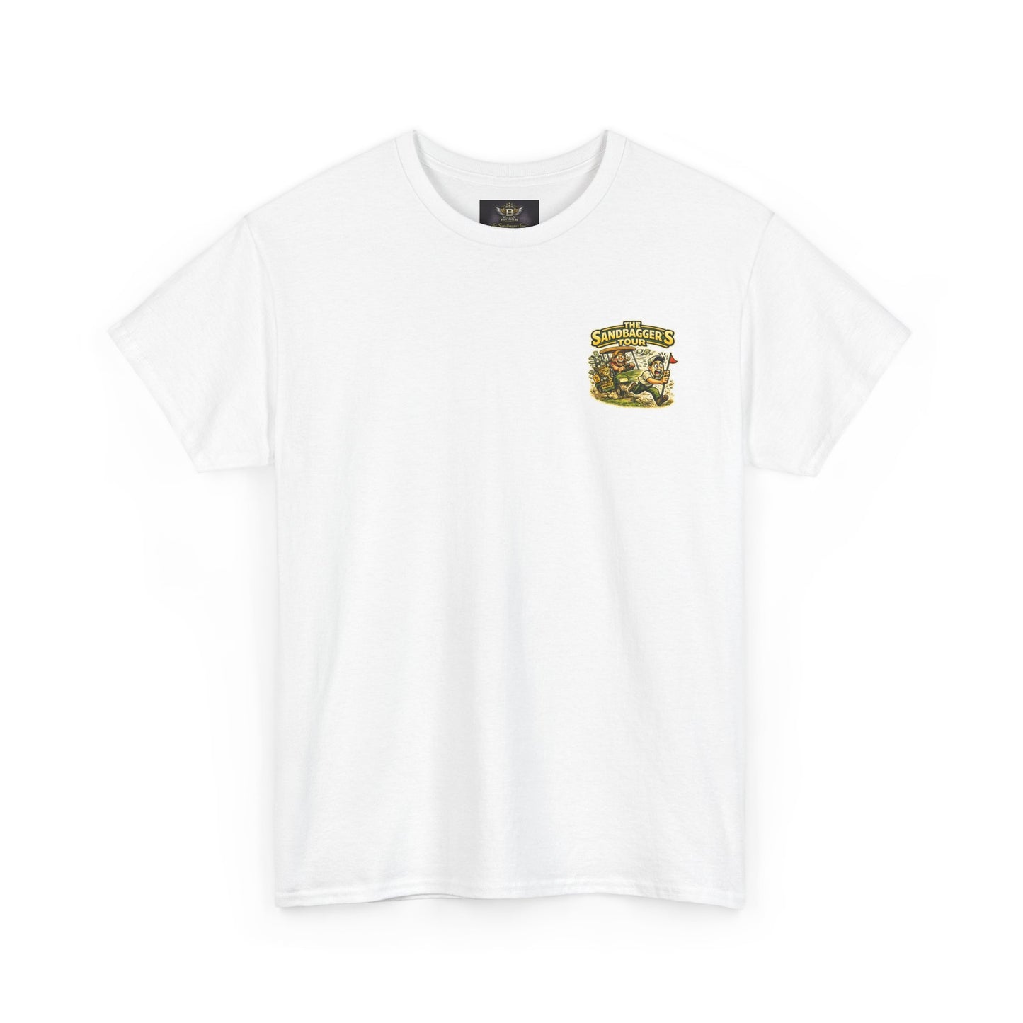 Sandbagger Definition Tee — Minimal Pocket Graphic & Back Text Shirt