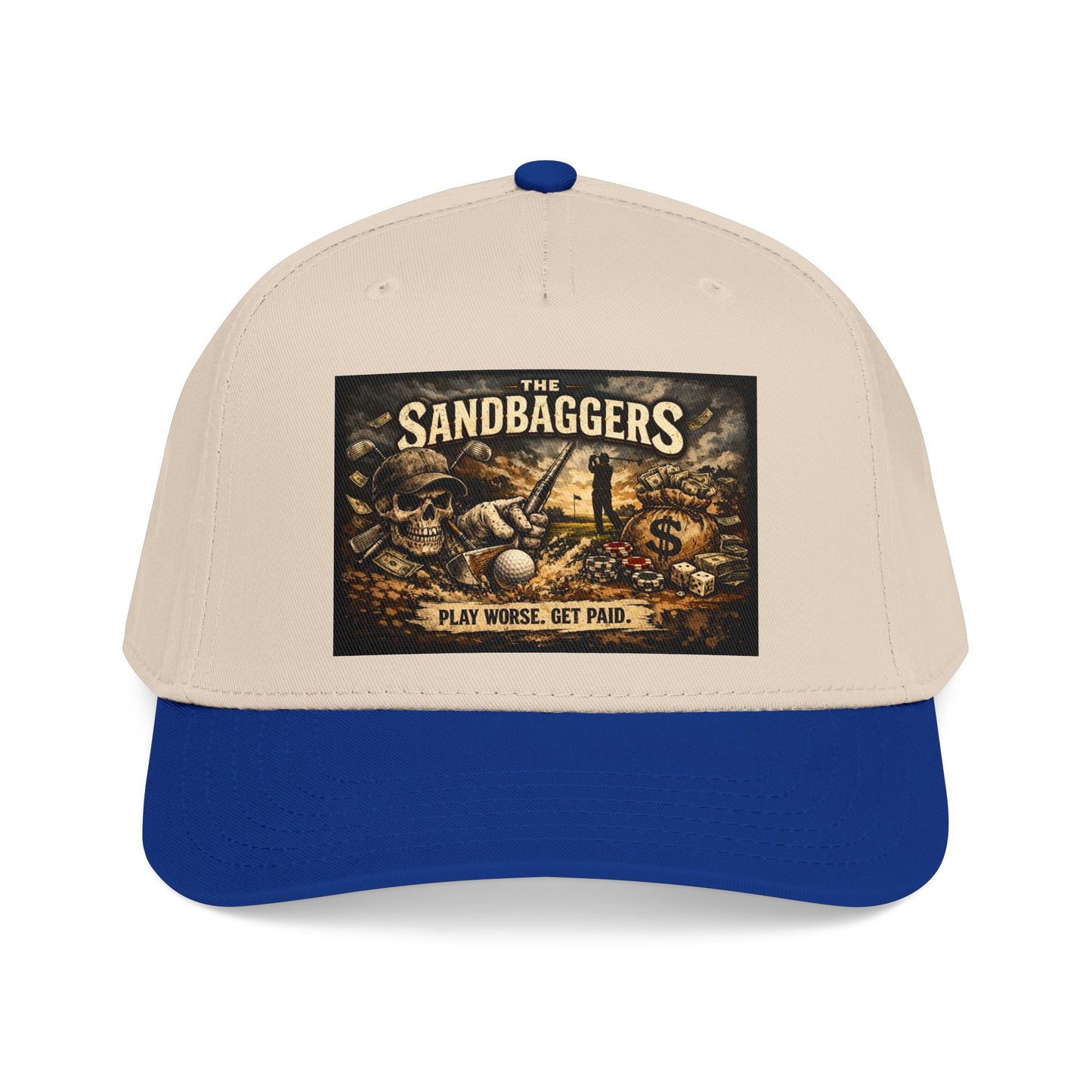 Gritty Sandbagger Hat — Mid Profile Baseball Cap