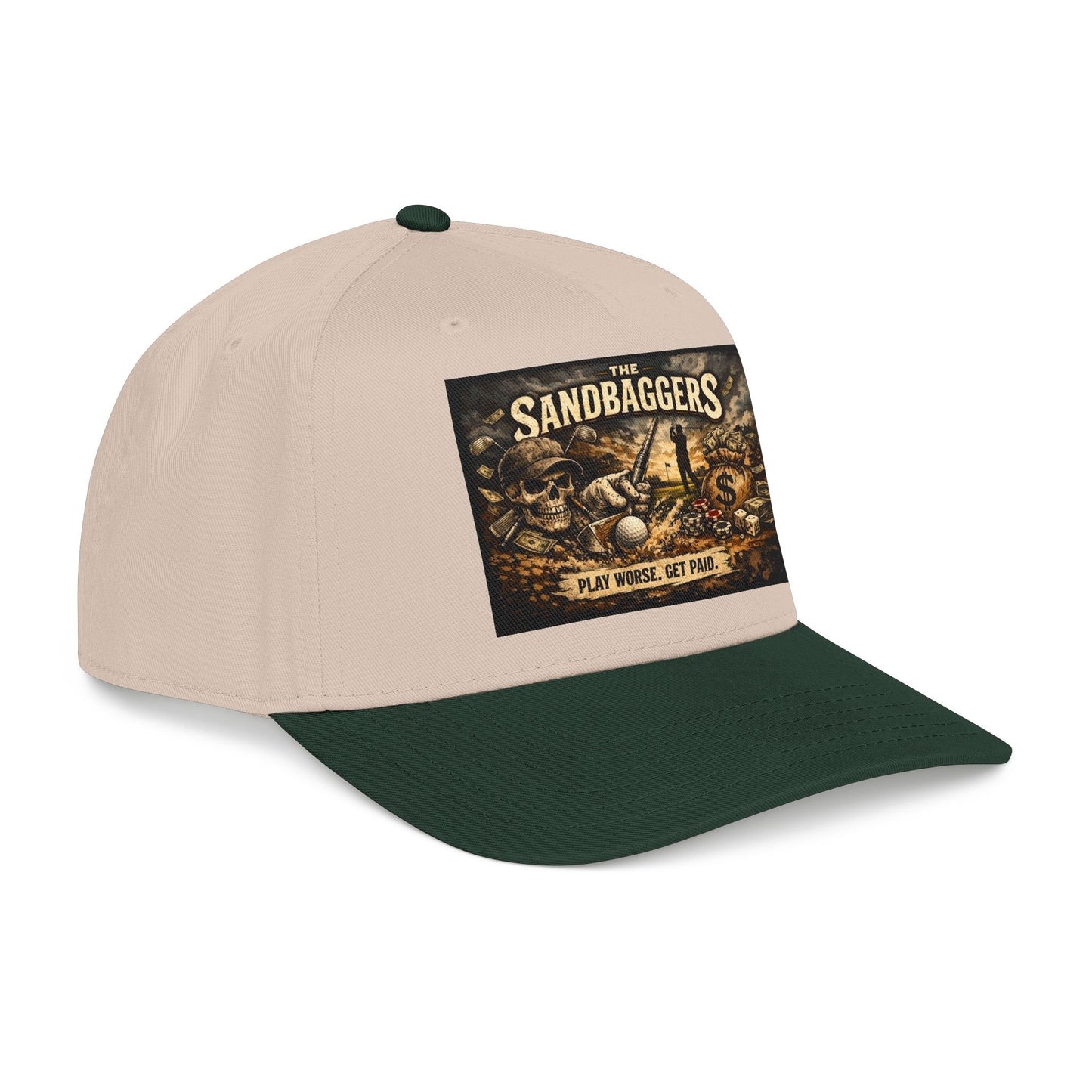 Gritty Sandbagger Hat — Mid Profile Baseball Cap