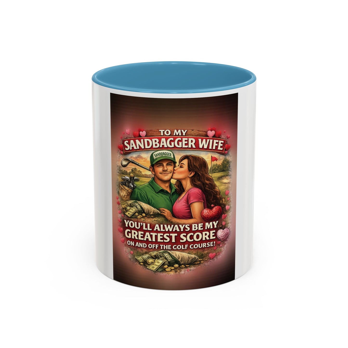 Valentine's Day Coffee Mug — From Husband to Wife (11/15 oz)