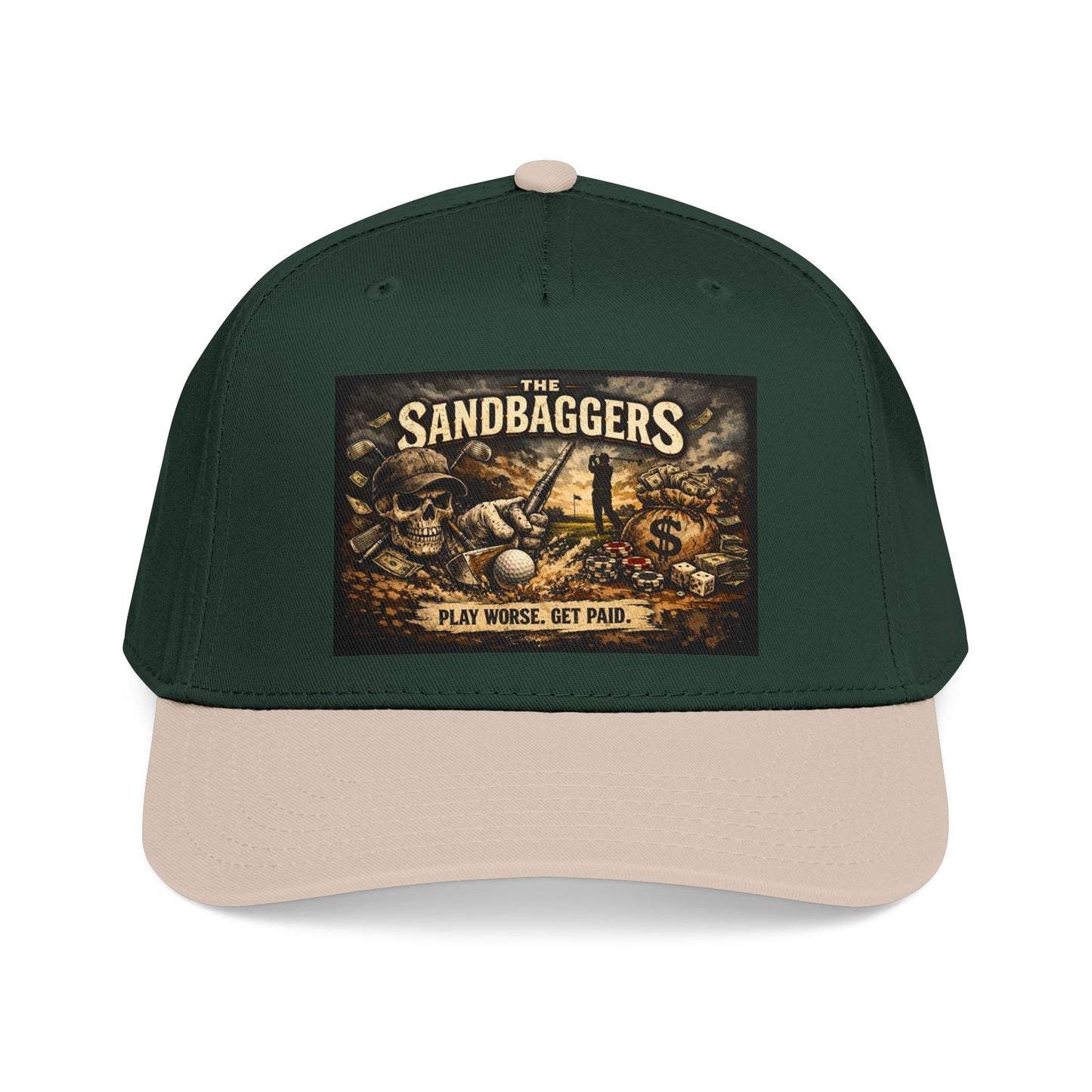 Gritty Sandbagger Hat — Mid Profile Baseball Cap