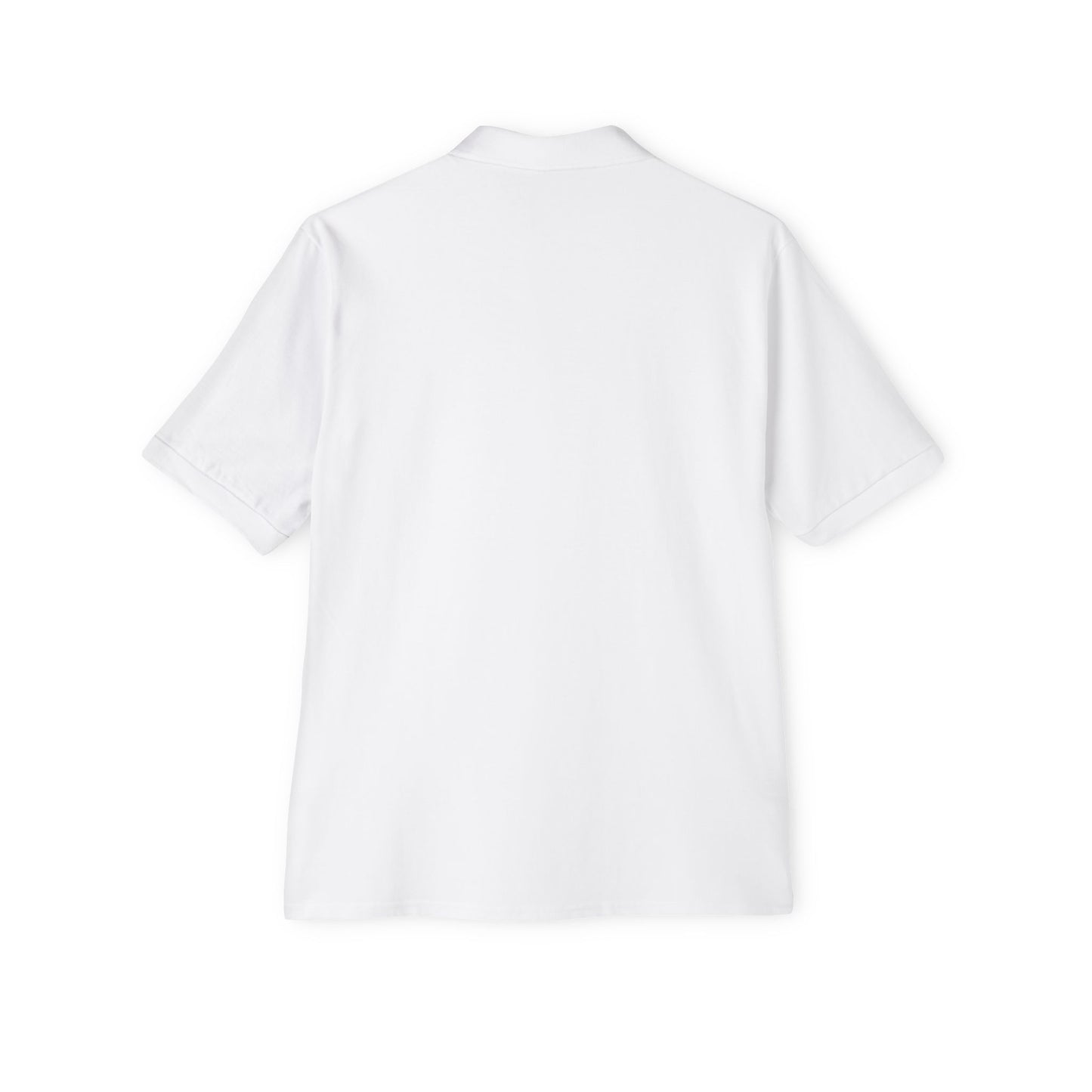Men's Piqué Polo — 'I Just Don't Care' Casual Attitude Polo