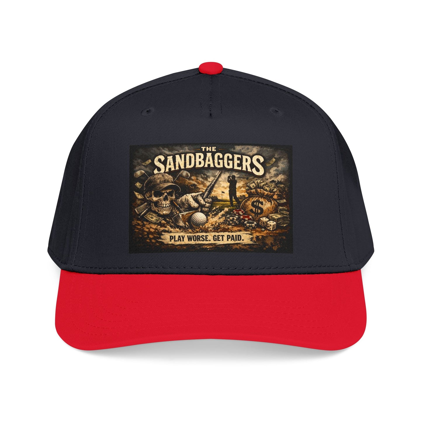 Gritty Sandbagger Hat — Mid Profile Baseball Cap