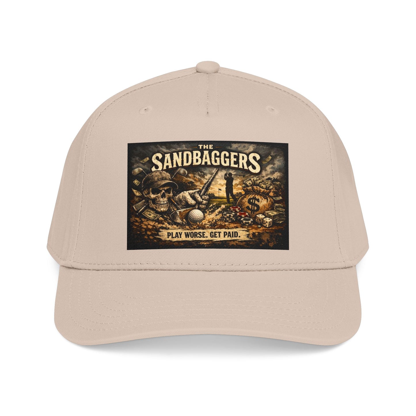 Gritty Sandbagger Hat — Mid Profile Baseball Cap