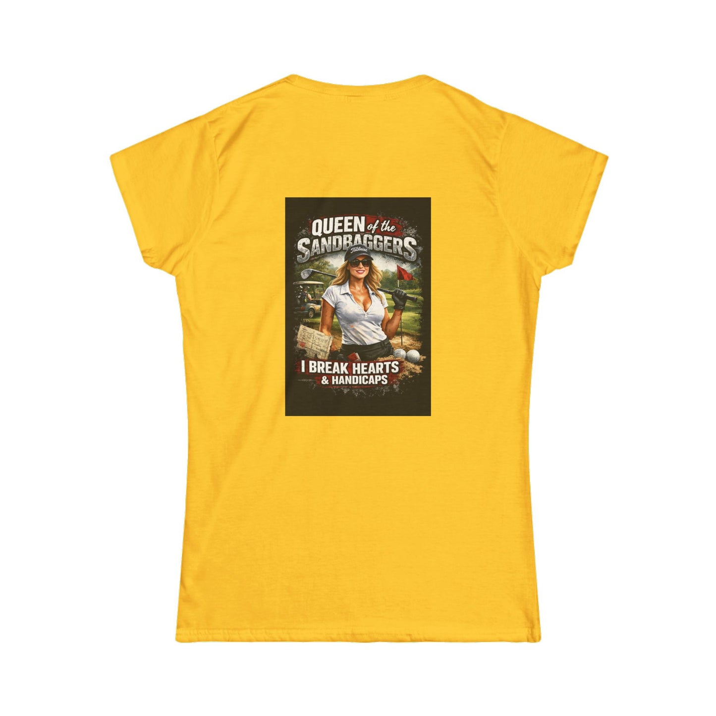 Women's Tee — "She a Sandbagger" Heartbreaker Graphic
