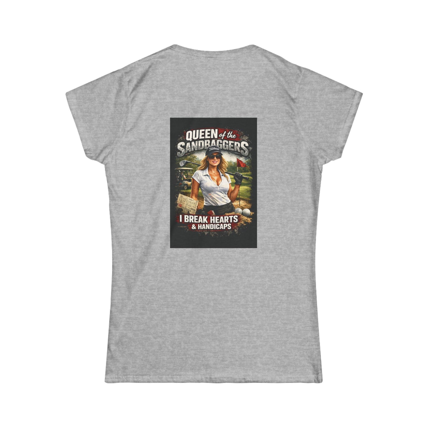 Women's Tee — "She a Sandbagger" Heartbreaker Graphic
