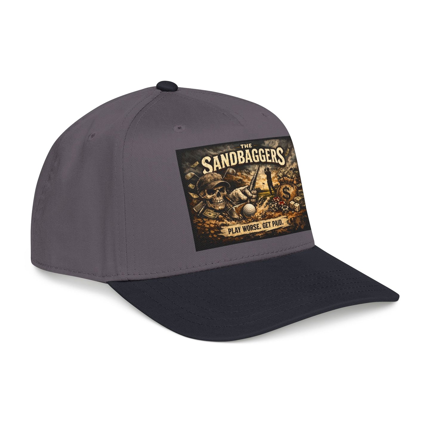 Gritty Sandbagger Hat — Mid Profile Baseball Cap