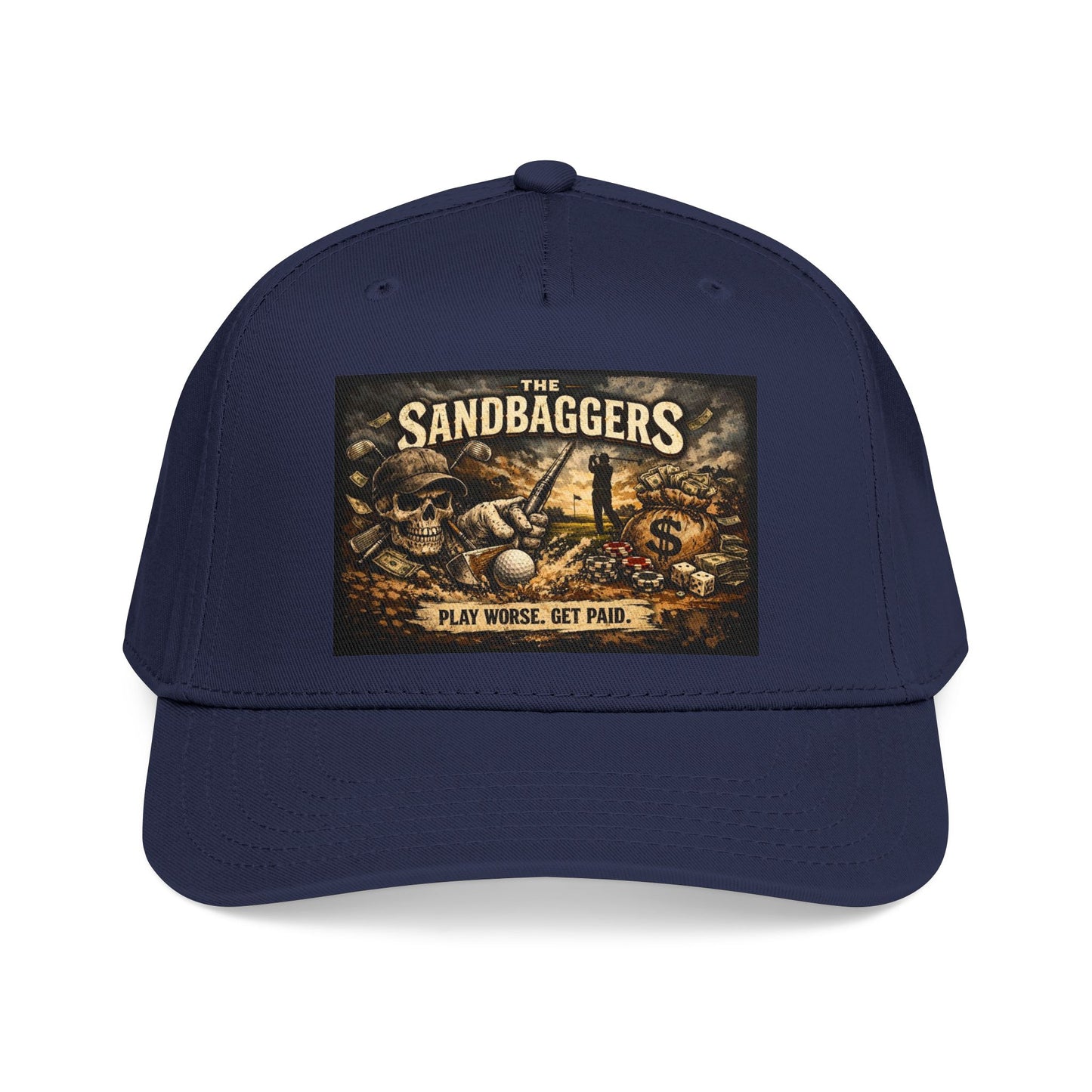 Gritty Sandbagger Hat — Mid Profile Baseball Cap