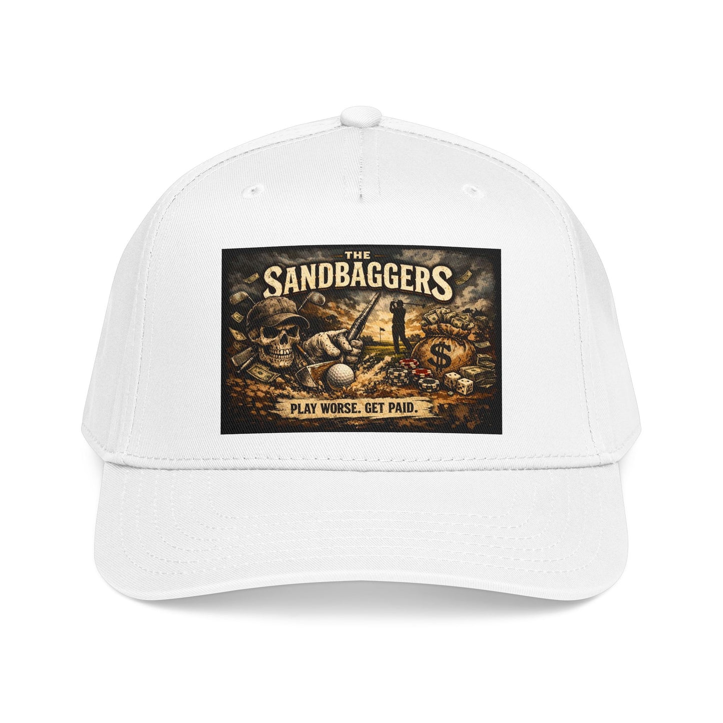 Gritty Sandbagger Hat — Mid Profile Baseball Cap