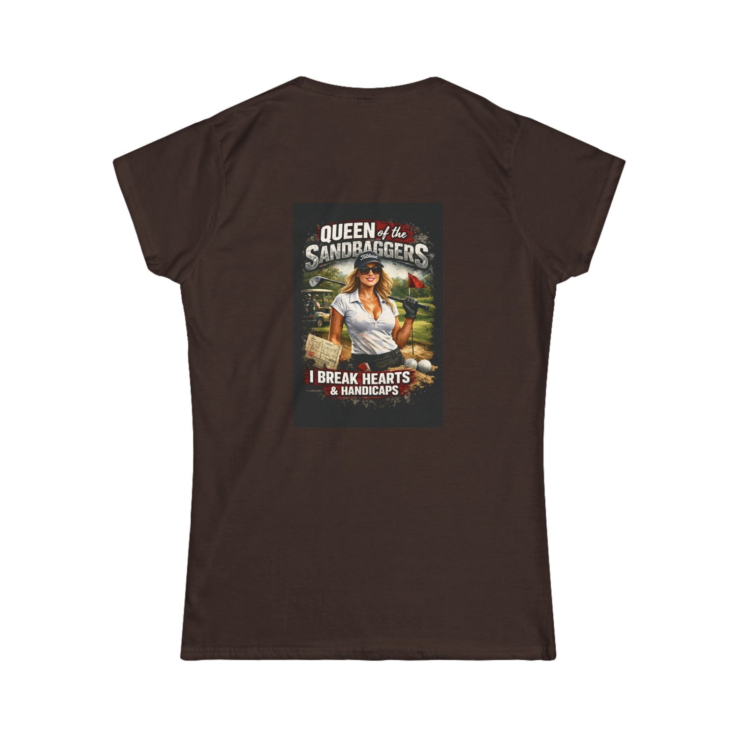 Women's Tee — "She a Sandbagger" Heartbreaker Graphic