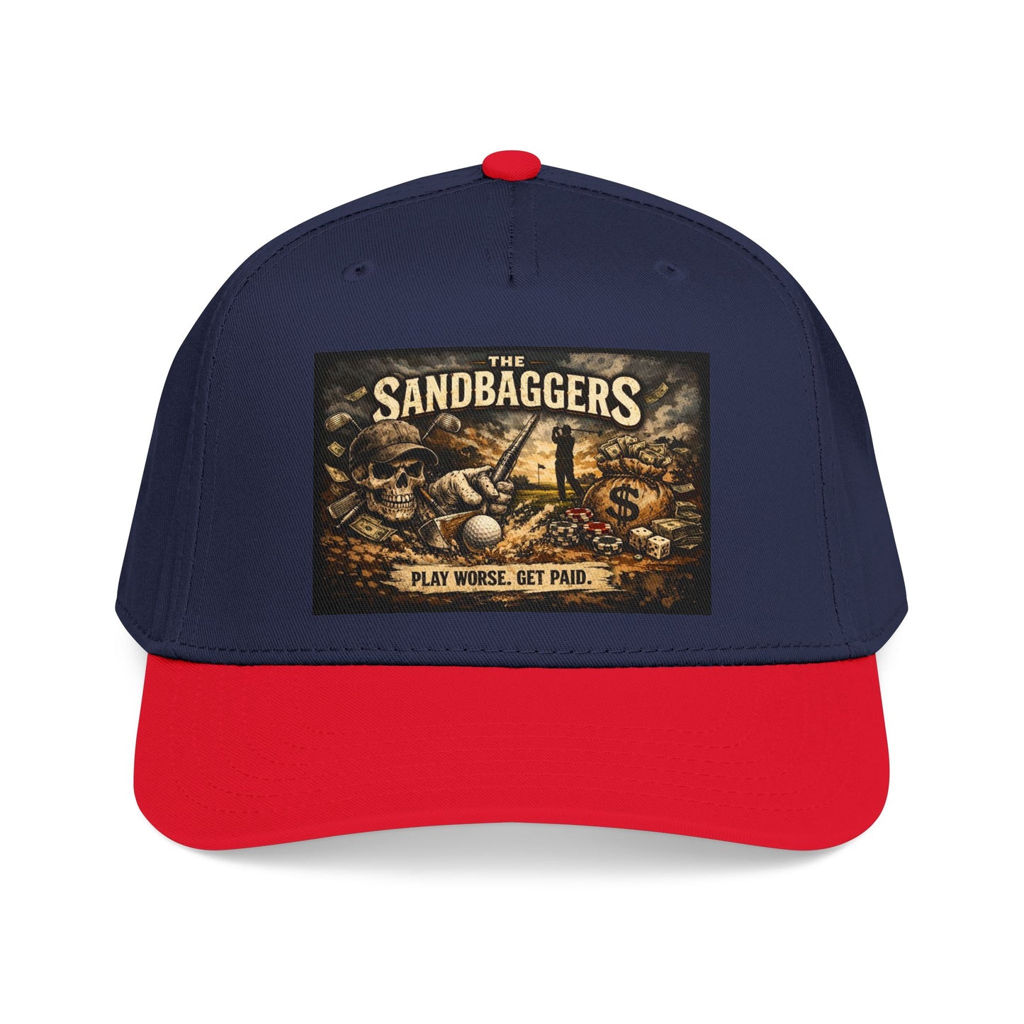 Gritty Sandbagger Hat — Mid Profile Baseball Cap