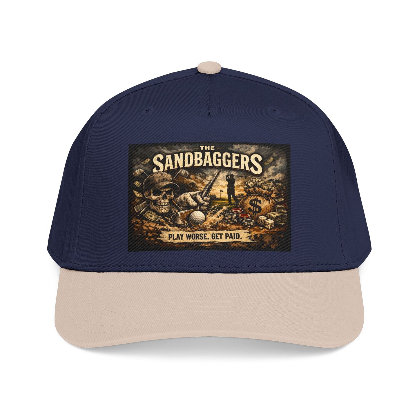 Gritty Sandbagger Hat — Mid Profile Baseball Cap