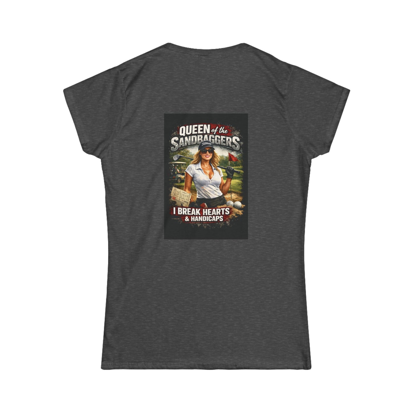 Women's Tee — "She a Sandbagger" Heartbreaker Graphic