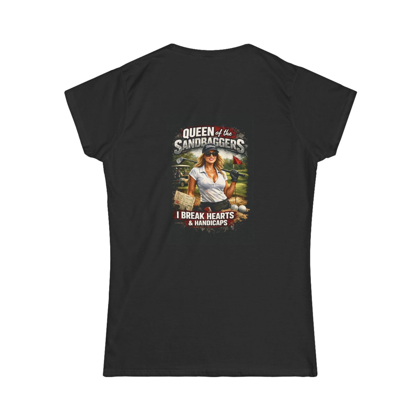 Women's Tee — "She a Sandbagger" Heartbreaker Graphic