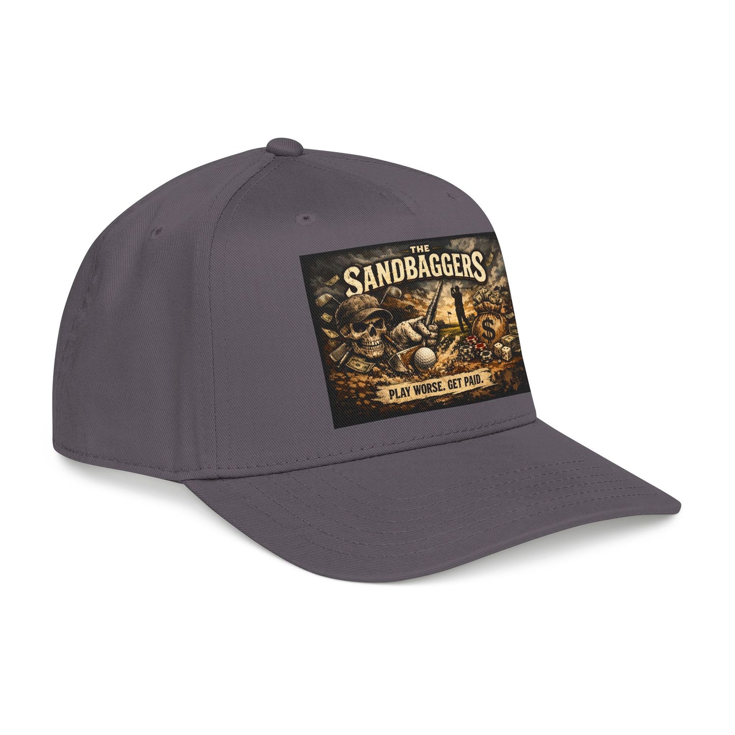 Gritty Sandbagger Hat — Mid Profile Baseball Cap