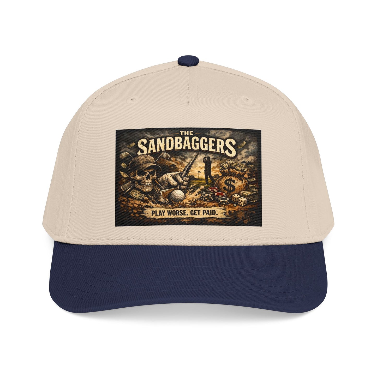 Gritty Sandbagger Hat — Mid Profile Baseball Cap