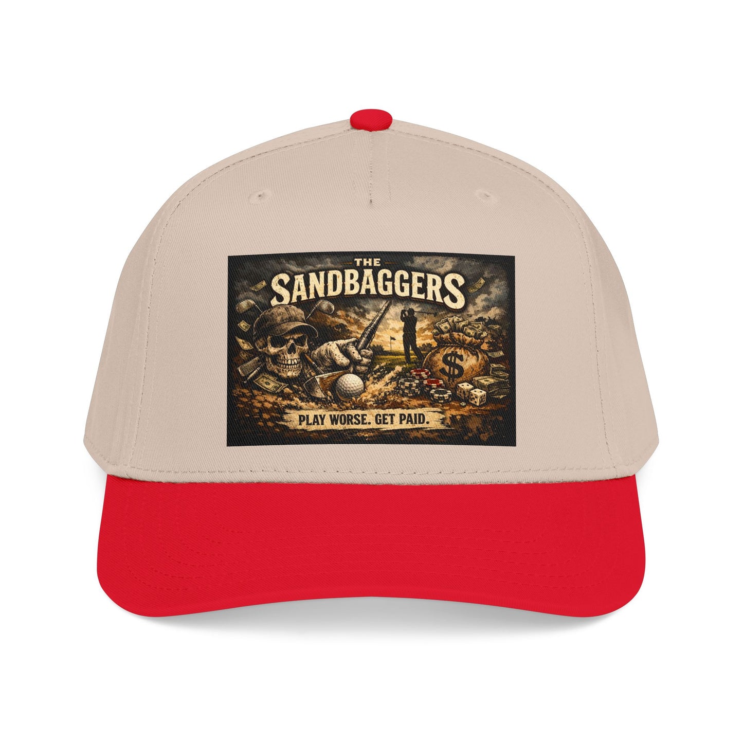Gritty Sandbagger Hat — Mid Profile Baseball Cap