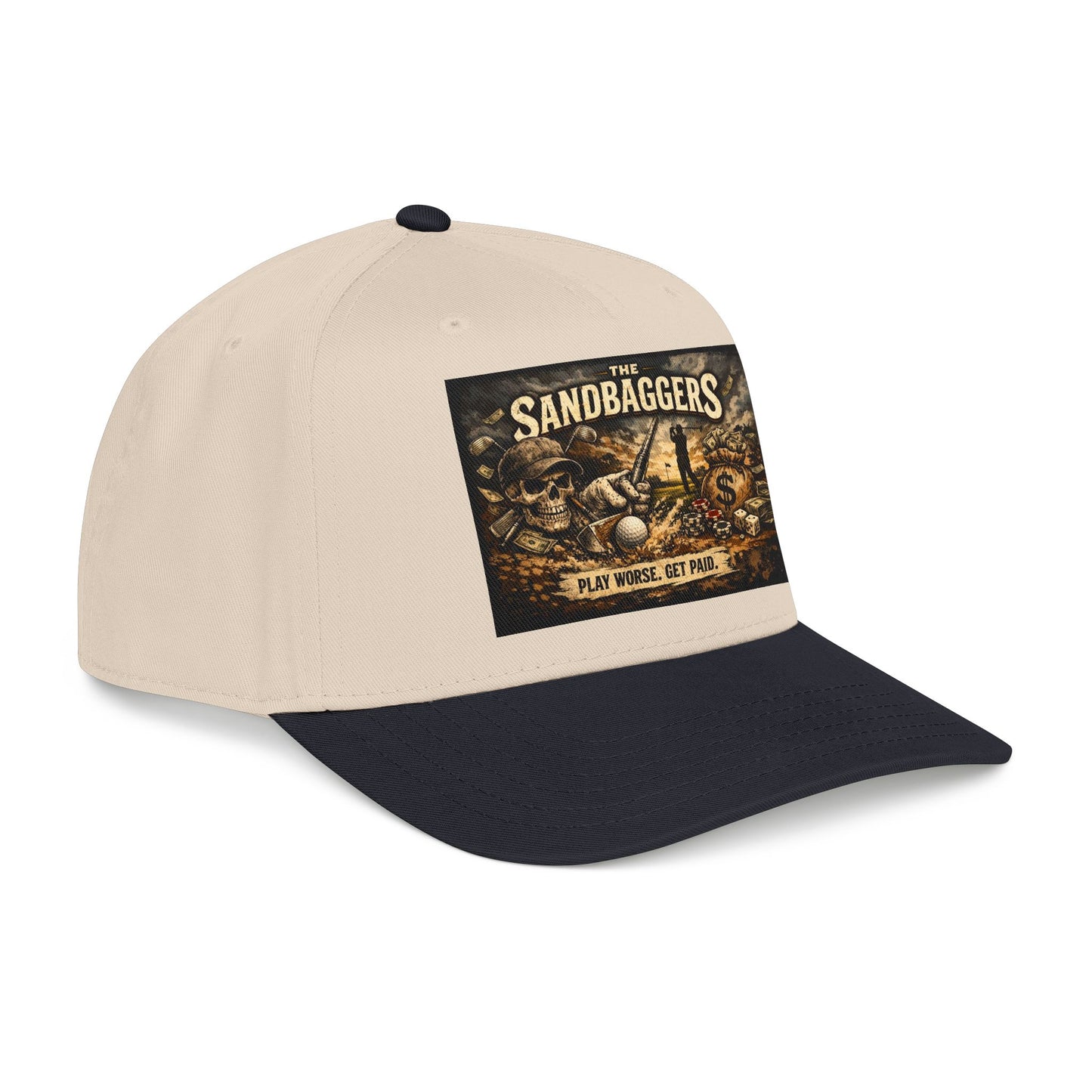 Gritty Sandbagger Hat — Mid Profile Baseball Cap