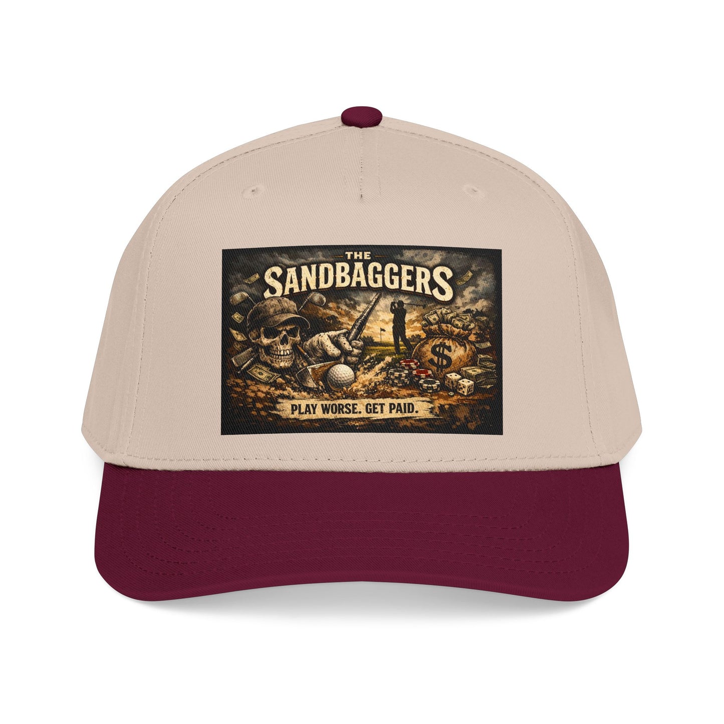 Gritty Sandbagger Hat — Mid Profile Baseball Cap