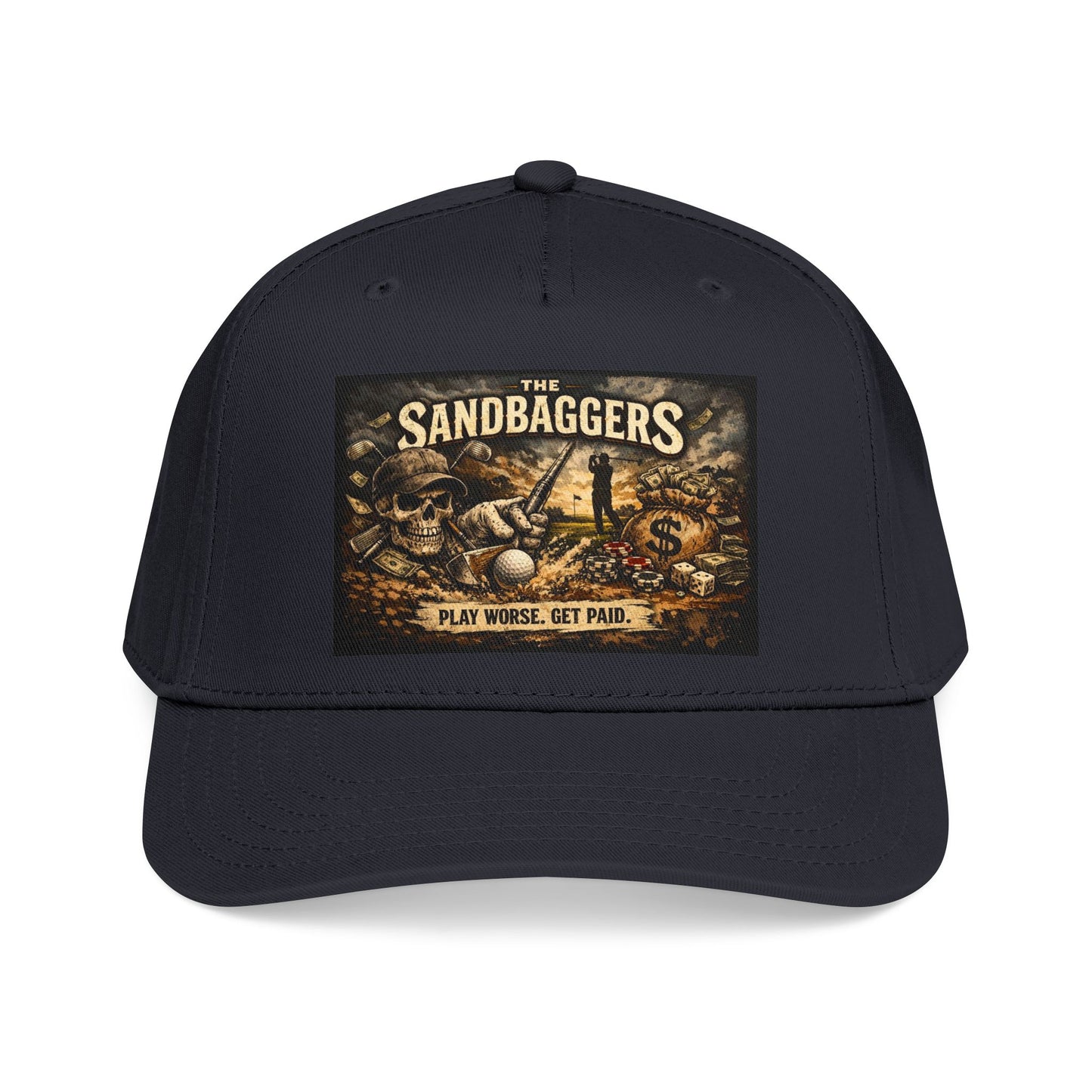 Gritty Sandbagger Hat — Mid Profile Baseball Cap