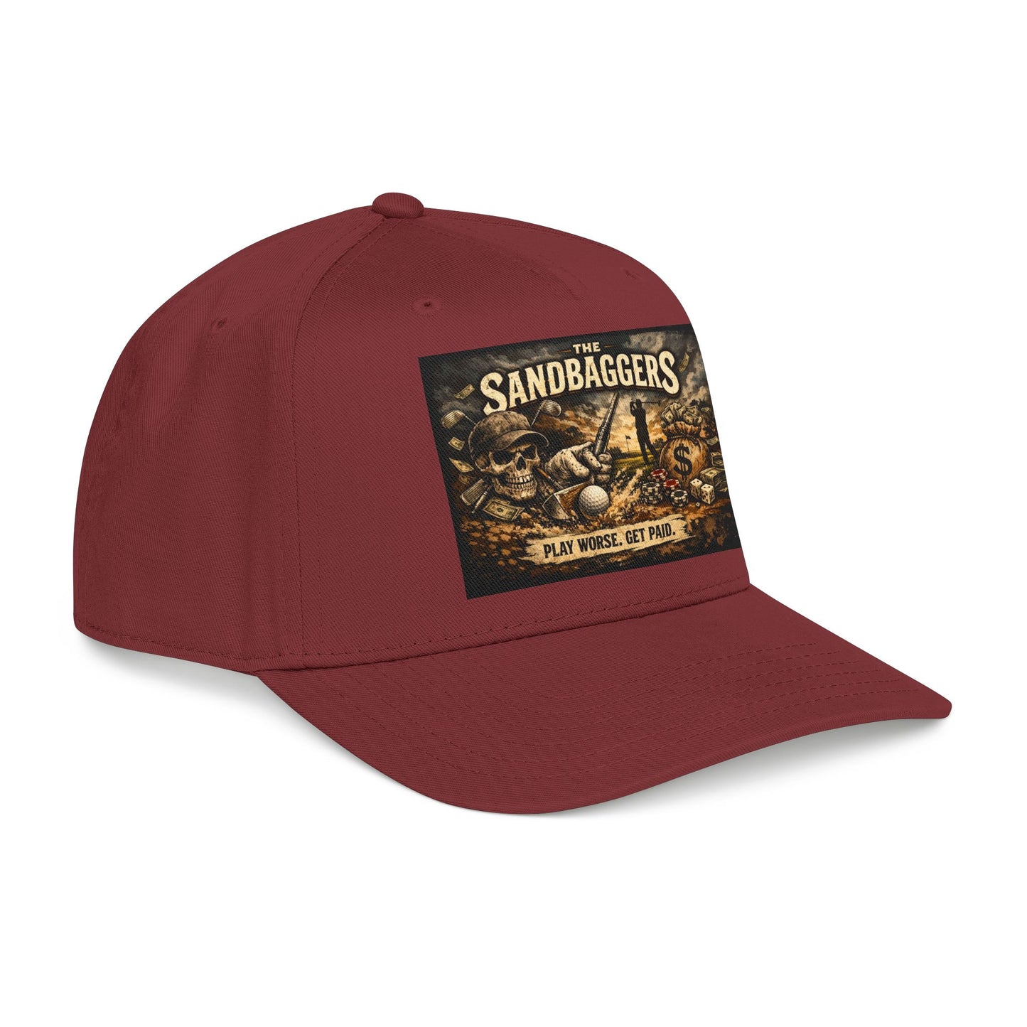 Gritty Sandbagger Hat — Mid Profile Baseball Cap