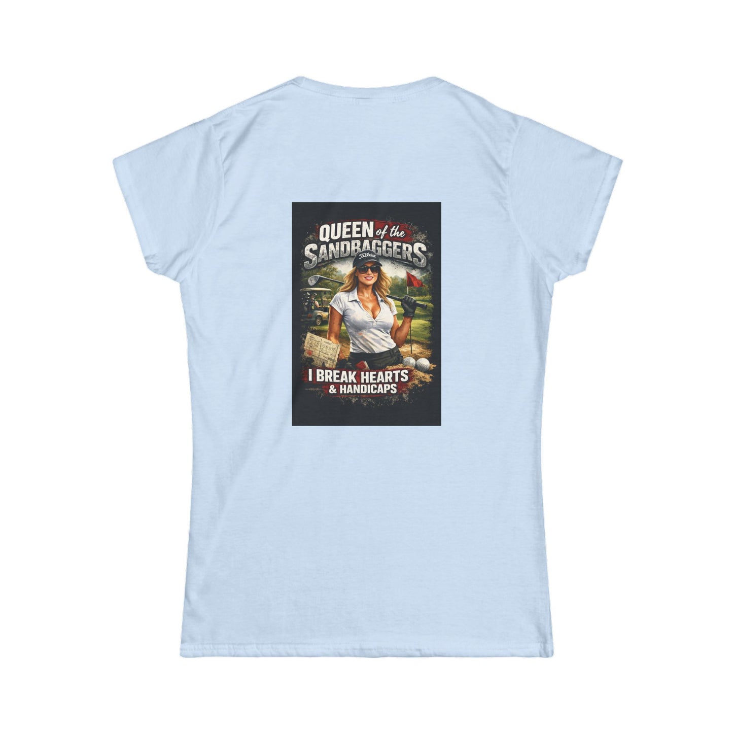 Women's Tee — "She a Sandbagger" Heartbreaker Graphic