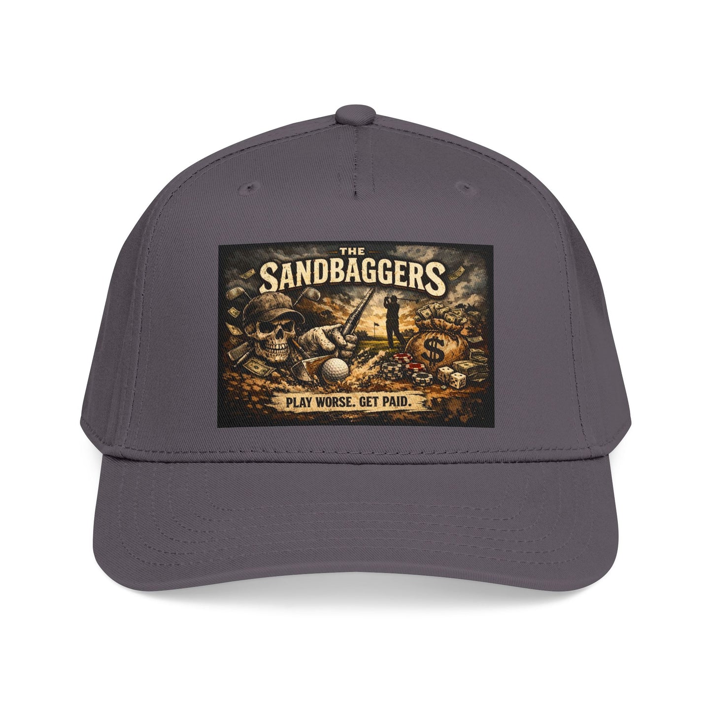 Gritty Sandbagger Hat — Mid Profile Baseball Cap