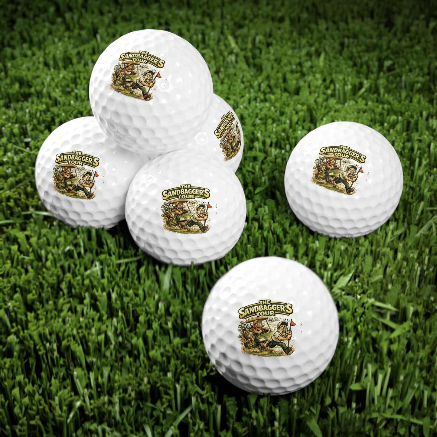 Novelty Golf Balls – 'Sandbagger' 6-Pack