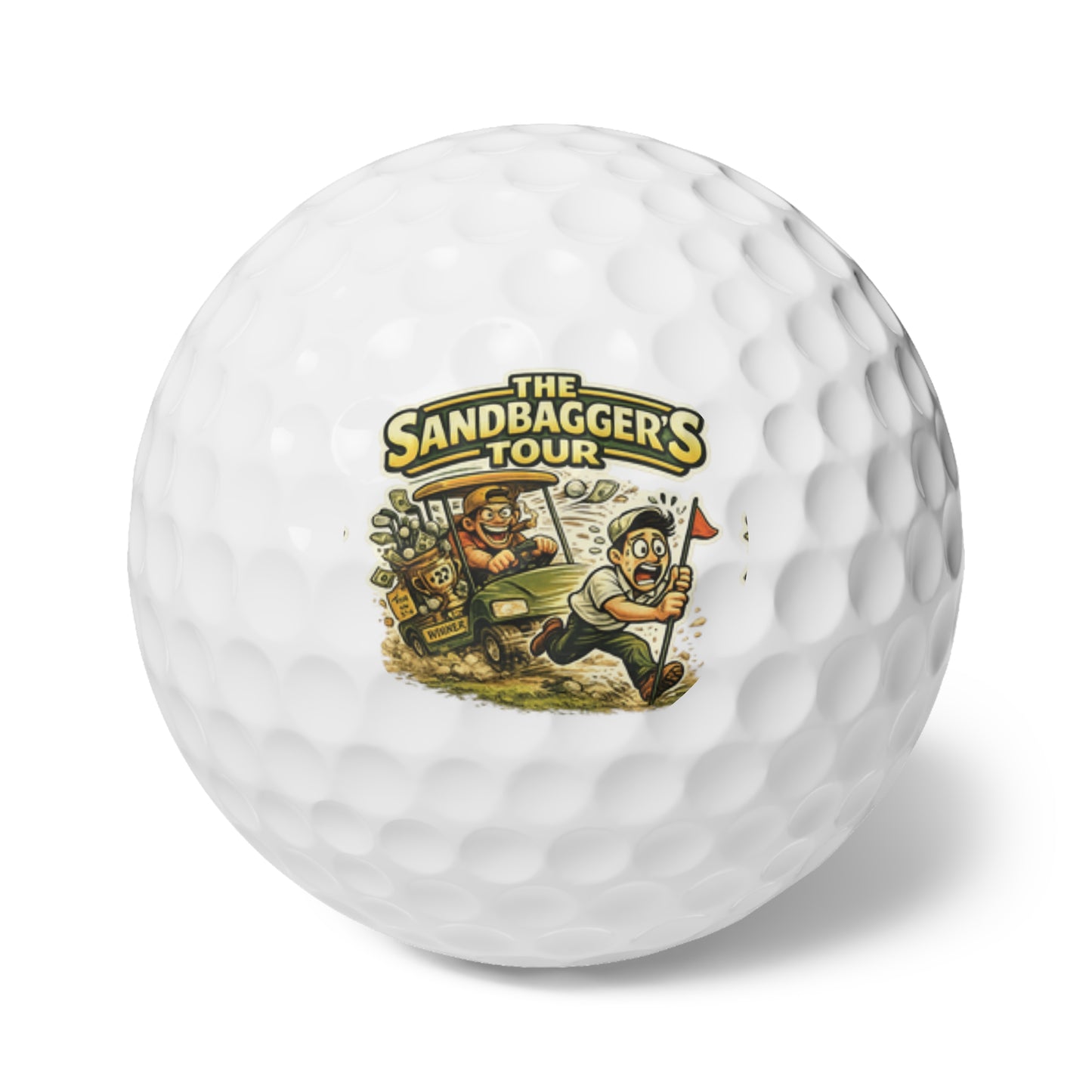 Novelty Golf Balls – 'Sandbagger' 6-Pack