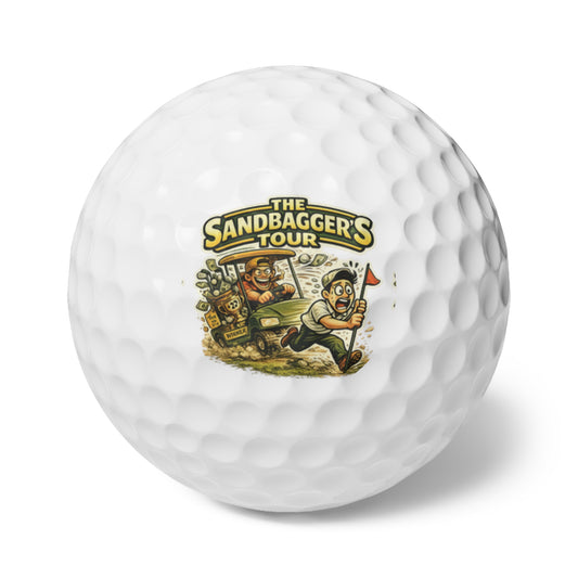 Novelty Golf Balls – 'Sandbagger' 6-Pack