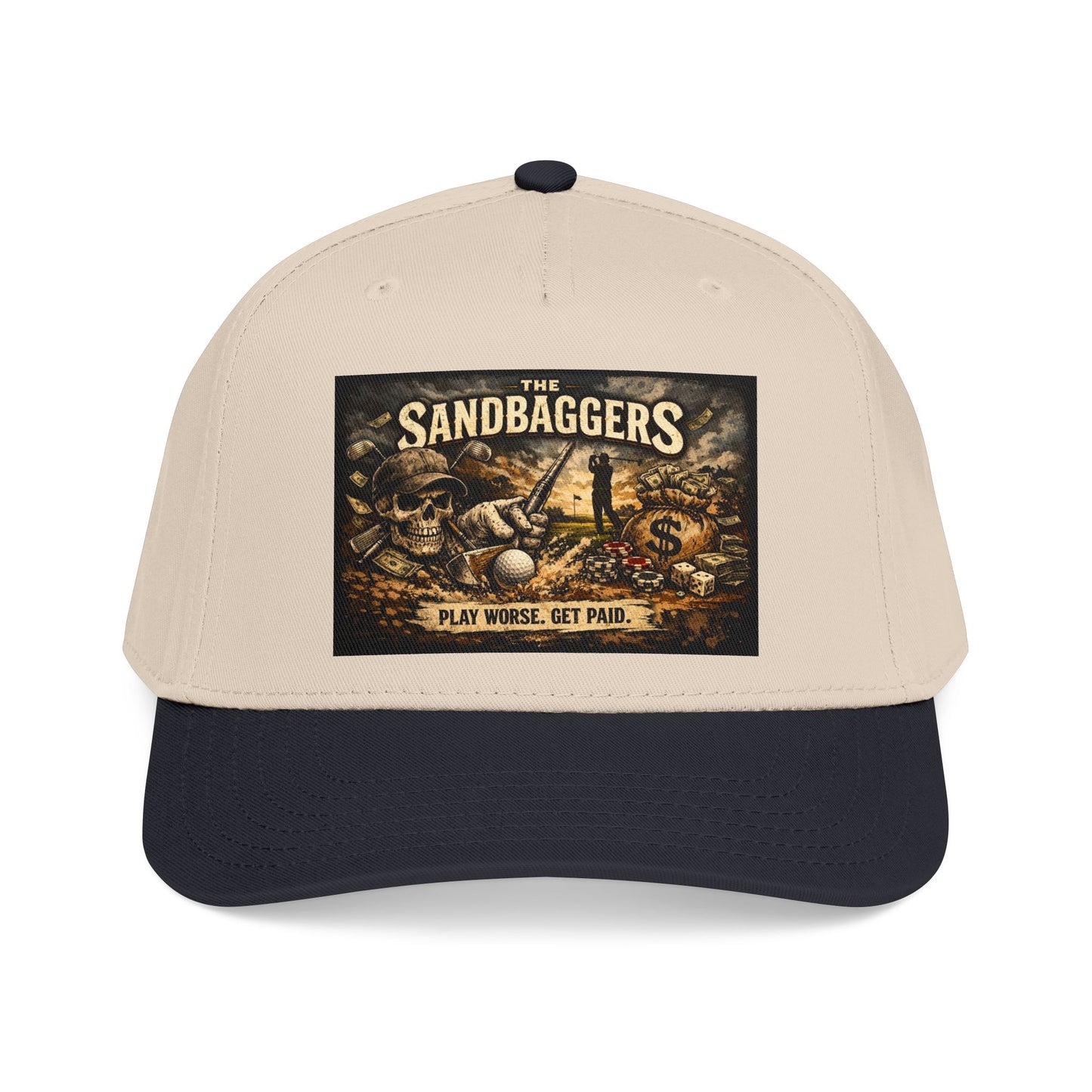 Gritty Sandbagger Hat — Mid Profile Baseball Cap