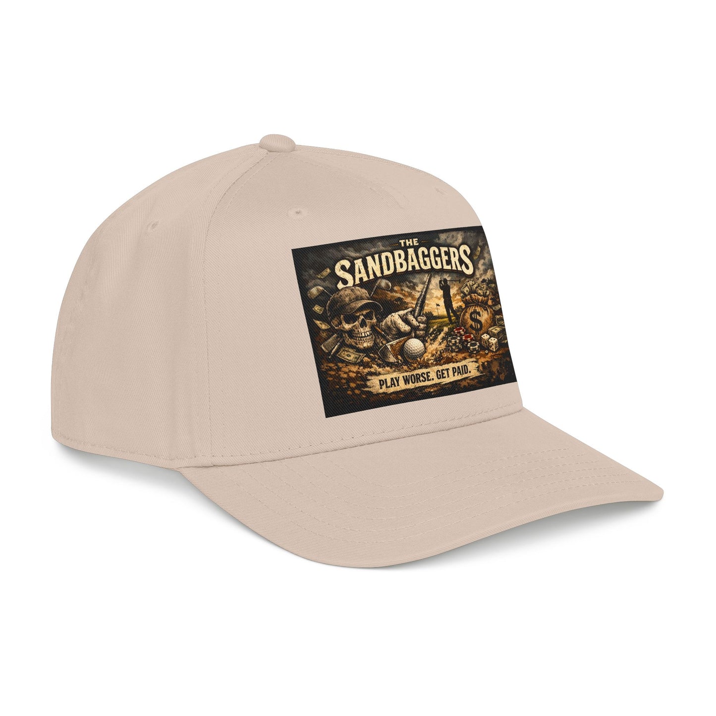 Gritty Sandbagger Hat — Mid Profile Baseball Cap