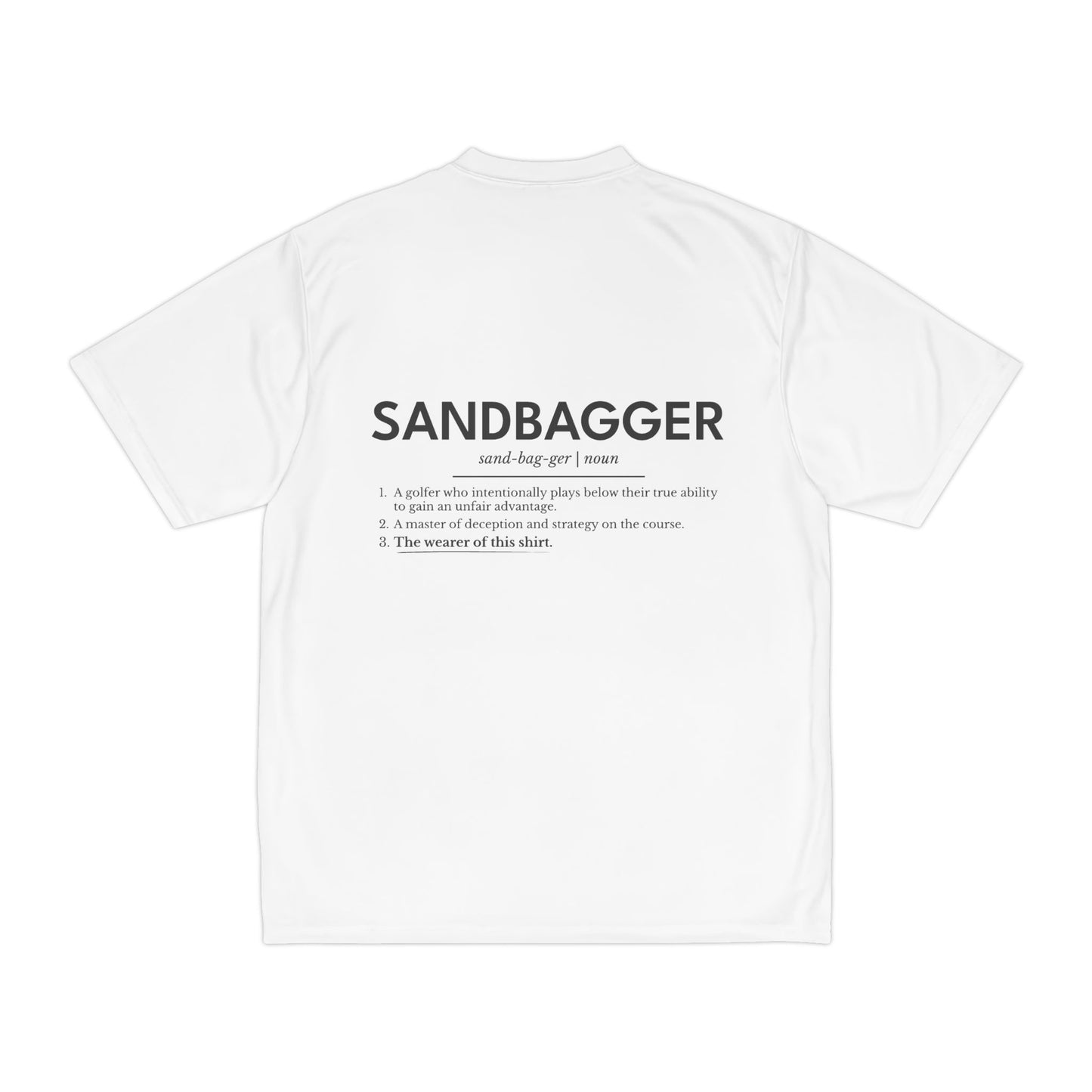 Definition of a Sandbagger Men's T-Shirt