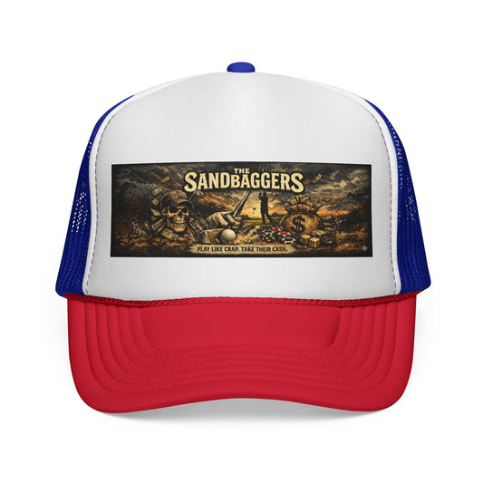 Trucker Cap — “The Sandbaggers Hat!” Embroidered Mesh Back