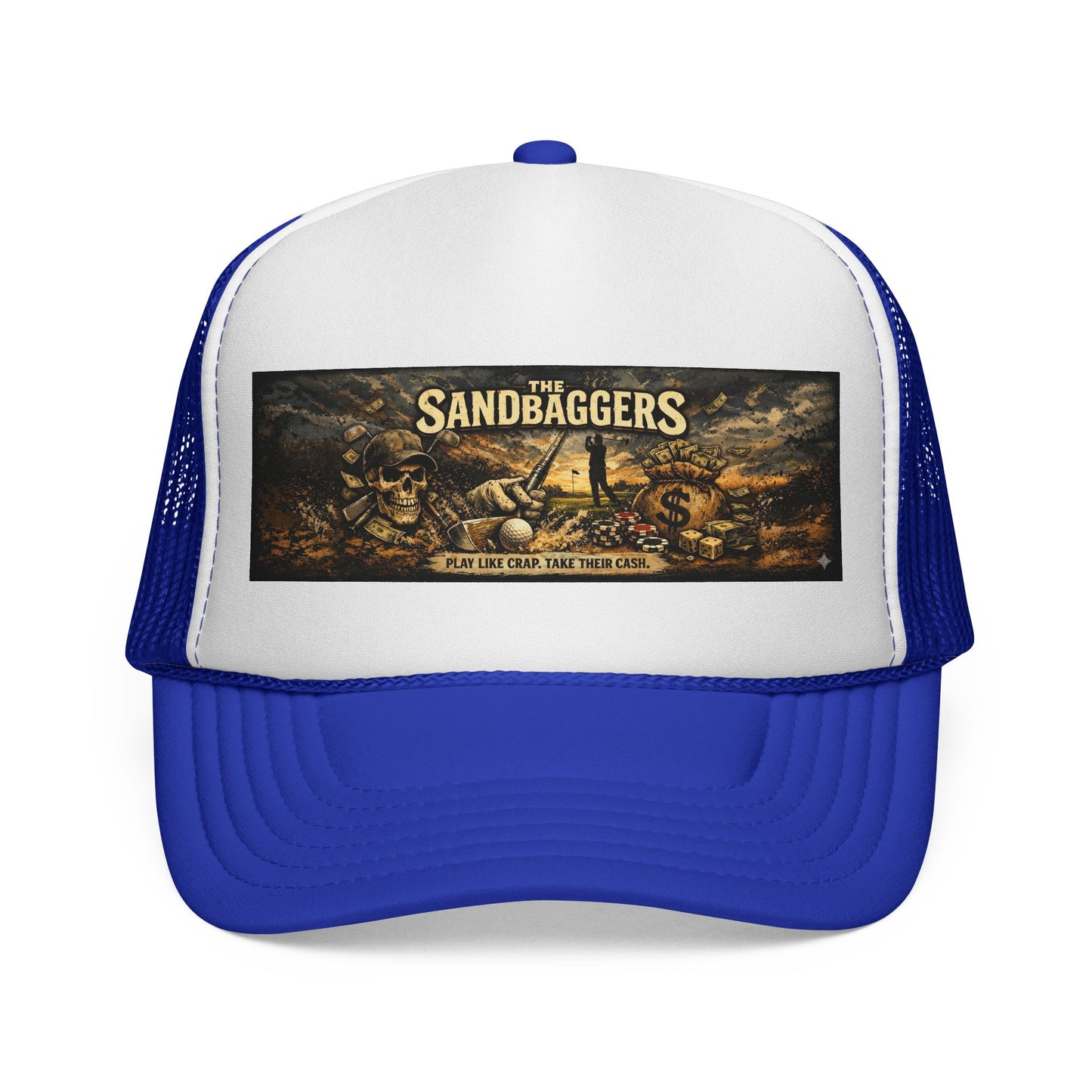 Trucker Cap — “The Sandbaggers Hat!” Embroidered Mesh Back
