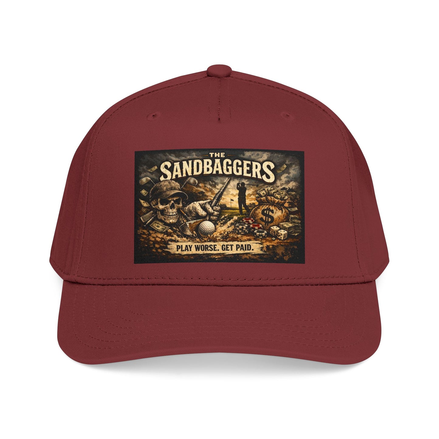 Gritty Sandbagger Hat — Mid Profile Baseball Cap