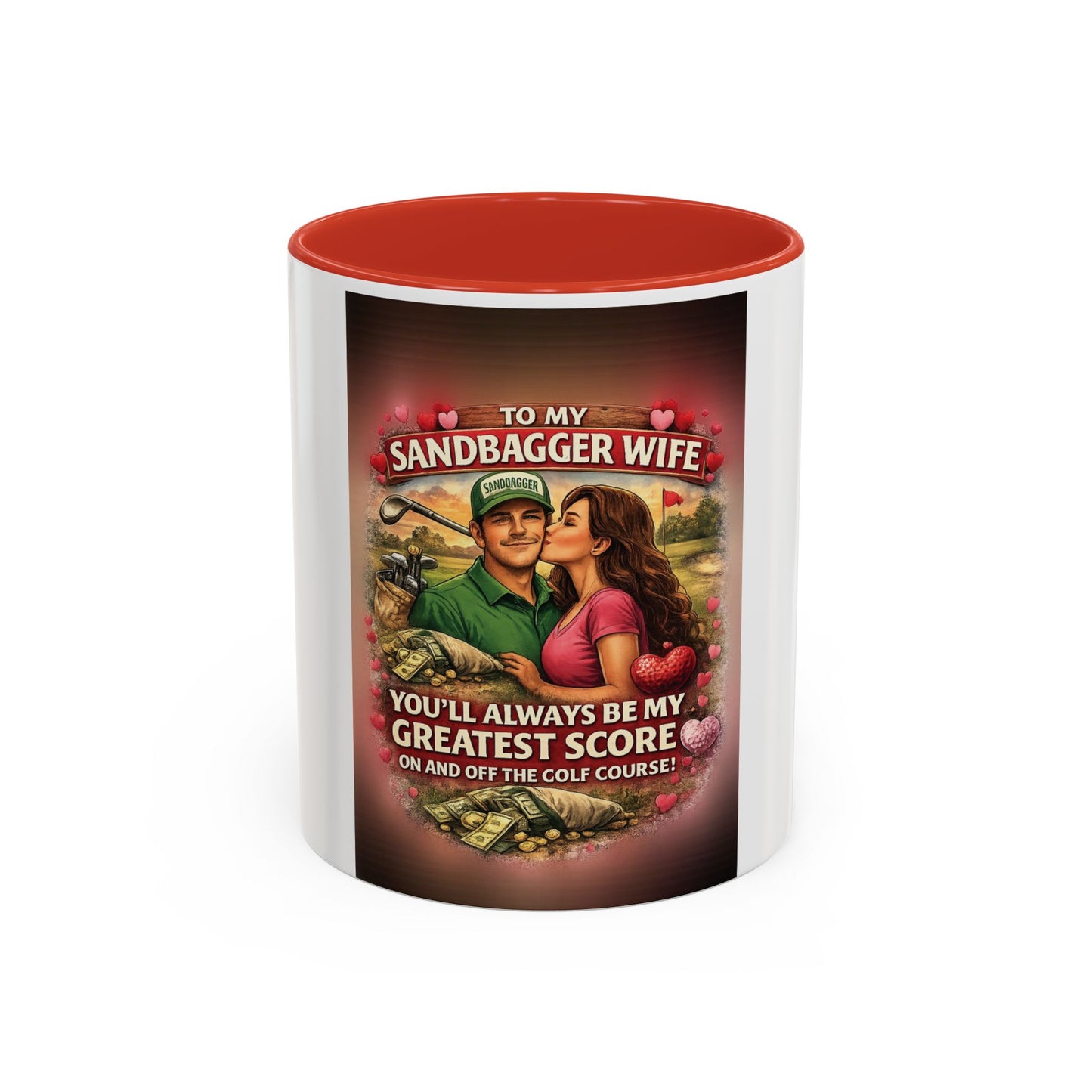 Valentine's Day Coffee Mug — From Husband to Wife (11/15 oz)