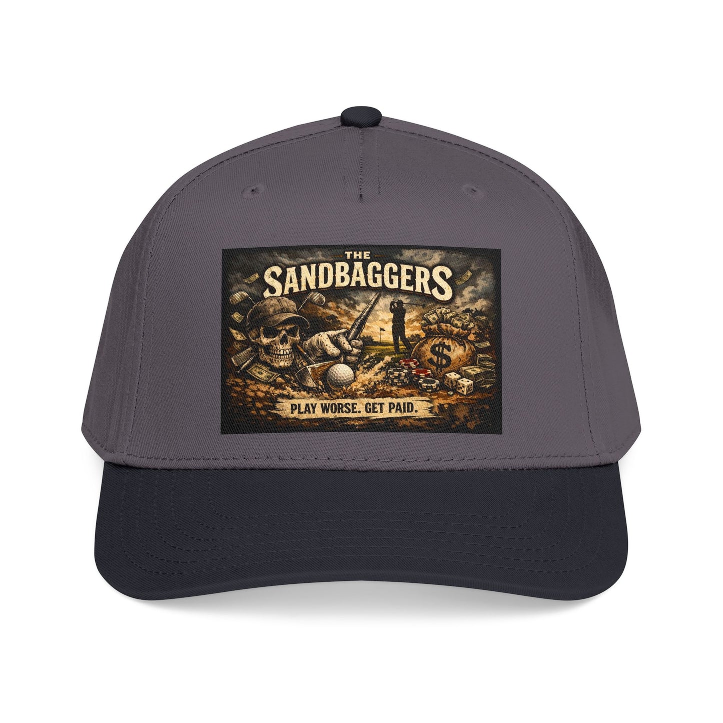 Gritty Sandbagger Hat — Mid Profile Baseball Cap